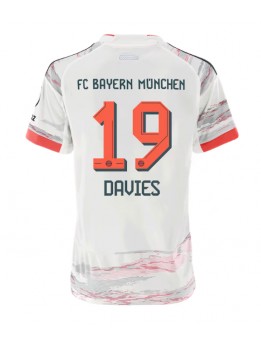 Bayern Munich Alphonso Davies #19 Replika Borta Kläder Dam 2025-26 Kortärmad